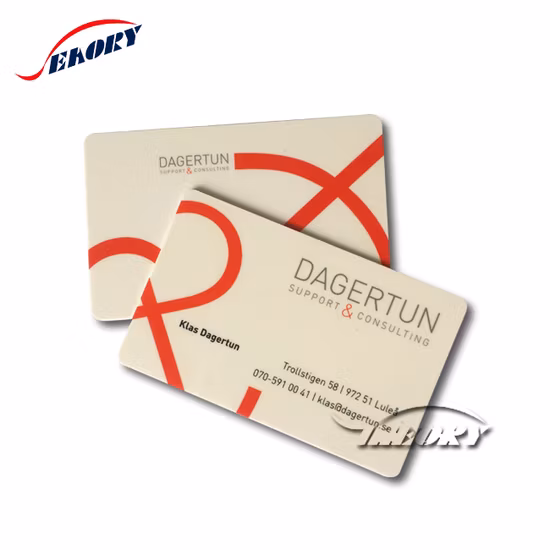 PVC Membership Card with Thermal Printing Card Number
