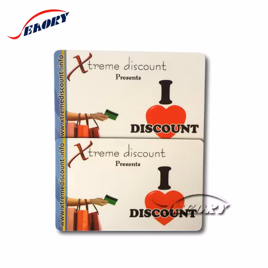 PVC Membership Card with Thermal Printing Card Number