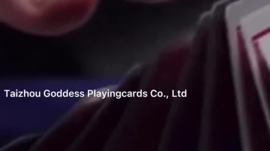 Cartas de baralho profissionais de pôquer de plástico