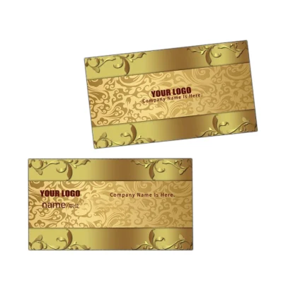 Barato aço inoxidável personalizado ouro metal/preto/cartão de visita