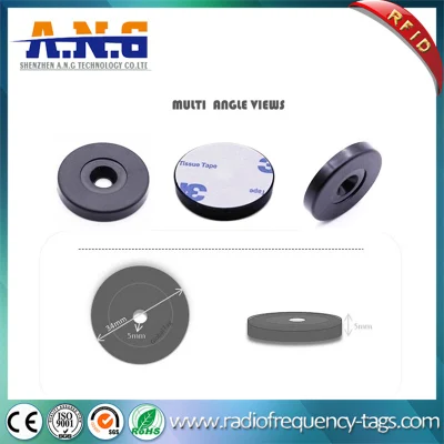 Etiqueta de patrulhamento RFID ABS de leitura rápida Etiqueta de disco antimetal NFC
