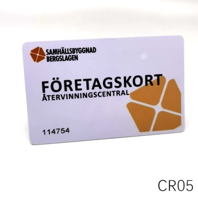 Impressão de logotipo ISO14443A Hf Classic 1K S50 RFID Cartão de carregamento para carro elétrico