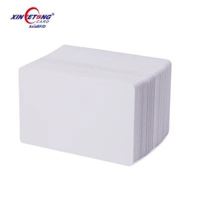 Cr80 Plástico Branco Branco PVC Cartão para Impressão de Impressora de Cartões de Identificação
