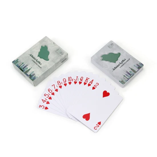 Preço de Atacado Cartão de Poker do Kuwait Impressão Personalizada 100% Plástico Arábia Saudita Cartas de Jogar Qatar 100% Plástico Cartas de Jogar
